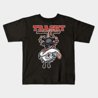 Trashy Cute Possum Kids T-Shirt